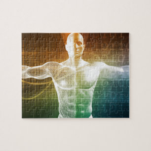 Puzzle Arrière - plan d'Internet avec le code binaire et