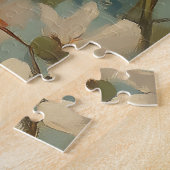 Puzzle Arrière - plan floral gras (Côté)