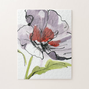 Puzzle Arrière - plan floral peint par résumé 3
