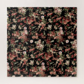 Puzzle Arrière - plan floral sans couture : motif fleuri. (Horizontal)