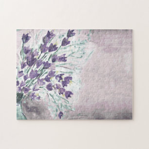 Puzzle Arrière - plan grunge d'aquarelle avec des cloches