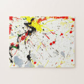 Puzzle Arrière - plan Paint Splatter (Horizontal)