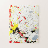 Puzzle Arrière - plan Paint Splatter (Vertical)