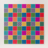 Puzzle Arrière - plan Patchwork : Mélange de Motifs diver (Horizontal)