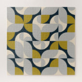 Puzzle Arrière - plan rétro Vintage géométrique moderne (Horizontal)