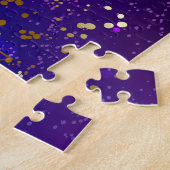 Puzzle Arrière - plan rose brillant (Côté)