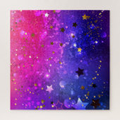 Puzzle Arrière - plan rose brillant (Vertical)