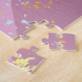 Puzzle Arrière - plan rose texturé (Côté)