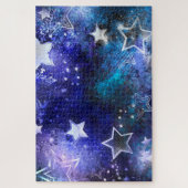 Puzzle Arrière - plan spatial avec étoiles (Vertical)