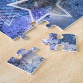 Puzzle Arrière - plan spatial avec étoiles (Côté)
