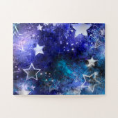 Puzzle Arrière - plan spatial avec étoiles (Horizontal)