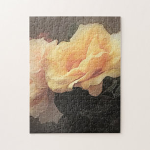 Puzzle arrière - plan vintage floral d'art dans des
