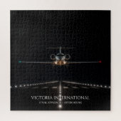 Puzzle Arrivée de jet de luxe exécutif après les heures (Vertical)