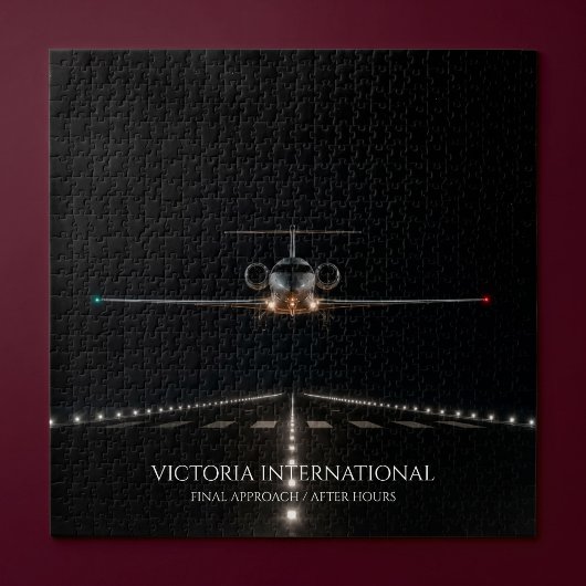 Puzzle Arrivée de jet de luxe exécutif après les heures