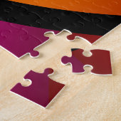 Puzzle Arrondi et psychédélique coloré Art moderne fracta (Côté)