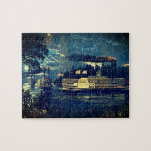 Puzzle "Arrondir un pli" sur le Mississippi :