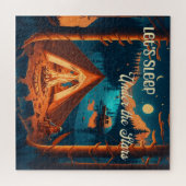 Puzzle Art à thème de camping | Dormir sous les étoiles (Horizontal)