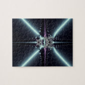 Puzzle Art abstrait Blue Star (Horizontal)