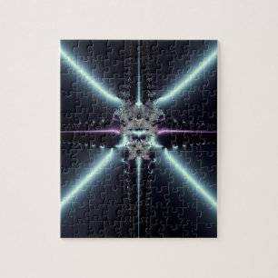 Puzzle Art abstrait Blue Star