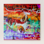 Puzzle Art Abstrait de jolie dame - Belle (Horizontal)