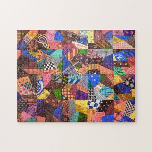 Puzzle Art abstrait d'édredon de patchwork d'édredon fol (Horizontal)