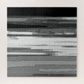 Puzzle Art Abstrait en niveaux de gris (Horizontal)