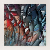 Puzzle Art Abstrait en verre cassé (Horizontal)