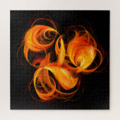Puzzle Art Abstrait Fireball (Horizontal)