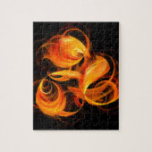 Puzzle Art Abstrait Fireball (Vertical)