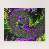 Puzzle Art Abstrait Fractal Spirale Psychédélique Éclécti (Horizontal)