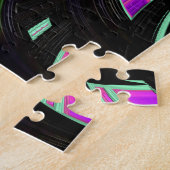 Puzzle Art Abstrait Fractal Spirale Psychédélique Éclécti (Côté)