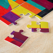 Puzzle Art Abstrait géométrique (Côté)