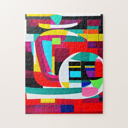 Puzzle Art Abstrait géométrique (Vertical)