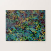 Puzzle Art abstrait griffonné multicolore (Horizontal)
