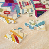 Puzzle Art abstrait lumineux (Côté)