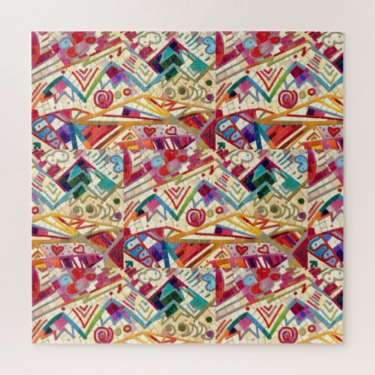 Puzzle Art abstrait lumineux (Vertical)