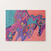 Puzzle Art Abstrait "Lune Crashers" (Horizontal)