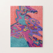Puzzle Art Abstrait "Lune Crashers" (Vertical)