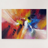Puzzle Art Abstrait moderne coloré (Horizontal)