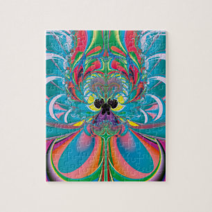Puzzle Art abstrait papillon d'été