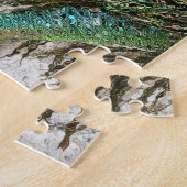 Puzzle Art Abstrait Peacock en colère (Côté)