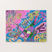 Puzzle Art Abstrait "Pink Shore" (Horizontal)