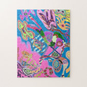 Puzzle Art Abstrait "Pink Shore" (Vertical)