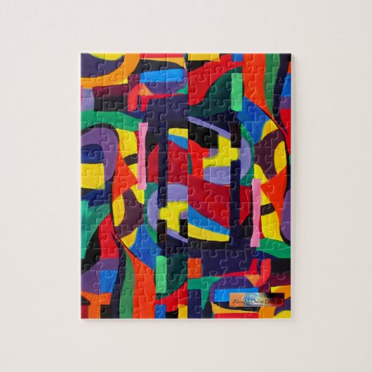Puzzle Art abstrait profond par Alicia McDaniel Fine Art (Vertical)