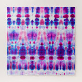 Puzzle Art Abstrait rouge vif jaune (Horizontal)