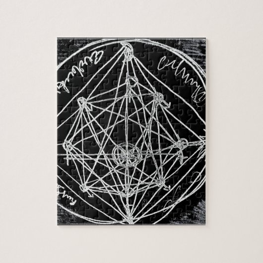 Puzzle art alchimique de transmutation de yaie (Vertical)