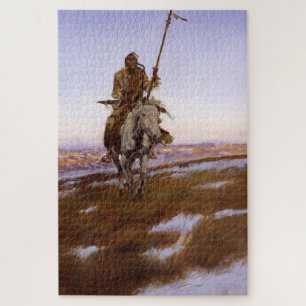 Puzzle Art amérindien Cree Charles M Russell