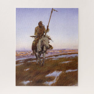 Puzzle Art amérindien Cri Charles M Russell