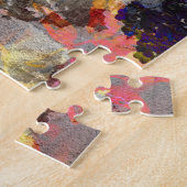 Puzzle Art arrière - plan numérique de fleurs / motif de (Côté)