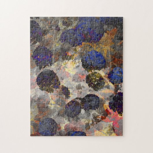Puzzle Art arrière - plan numérique de fleurs / motif de (Vertical)